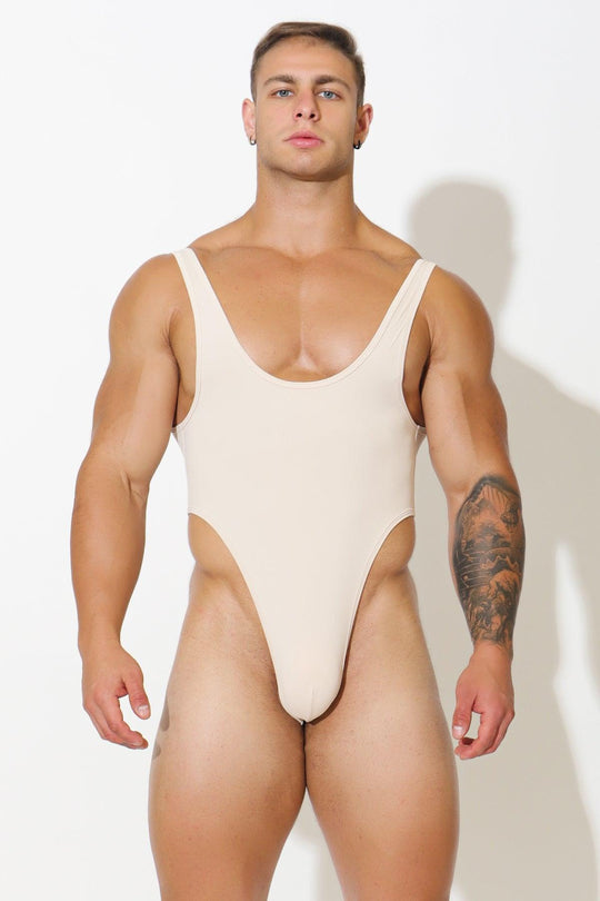 Breaking-Hearts Bodysuit - Cosmic Latte - JJ Malibu