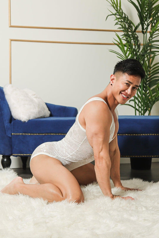 Kiss-It-Better Lace Bodysuit - Off White - JJ Malibu