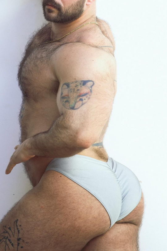 Dynamic Classic Scrunch-Butt Brief - Chrome Grey