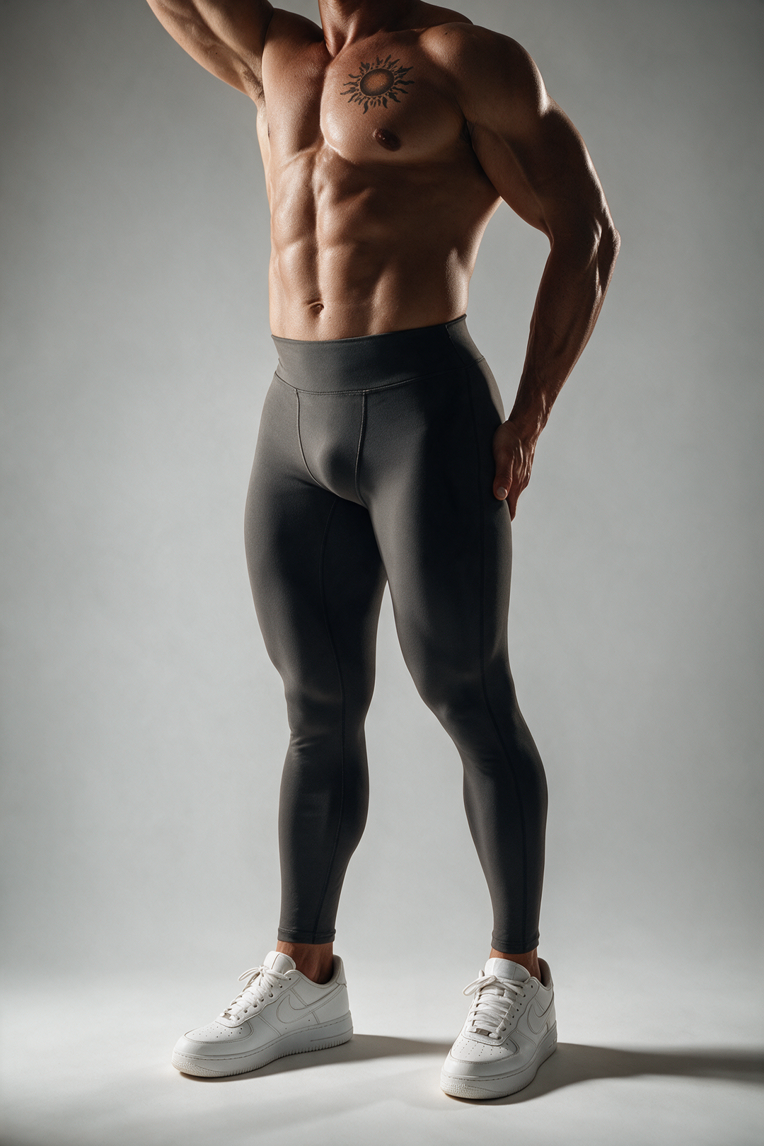 Bubble Butt Scrunch Leggings - Storm Grey