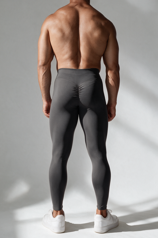 Bubble Butt Scrunch Leggings - Storm Grey