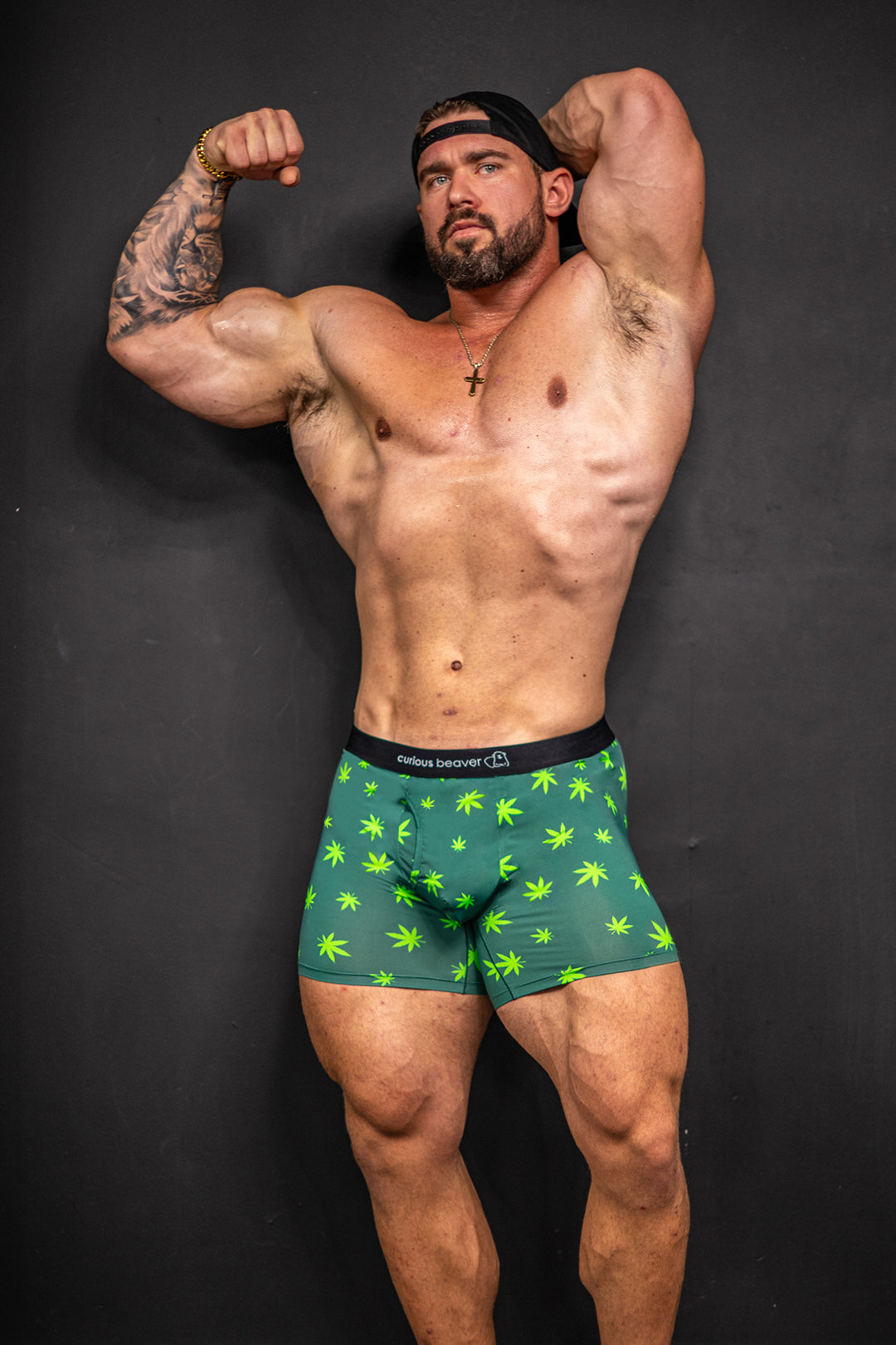Men's Boxer Briefs - Weed