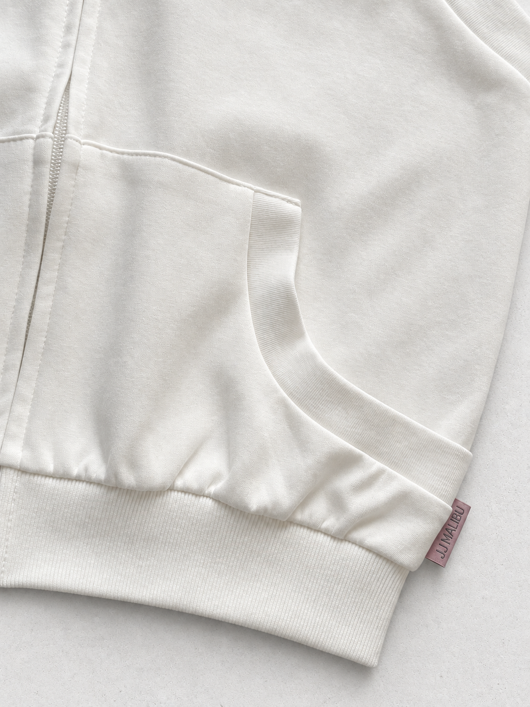 Open Back Sleeveless Hoodie - Winter White